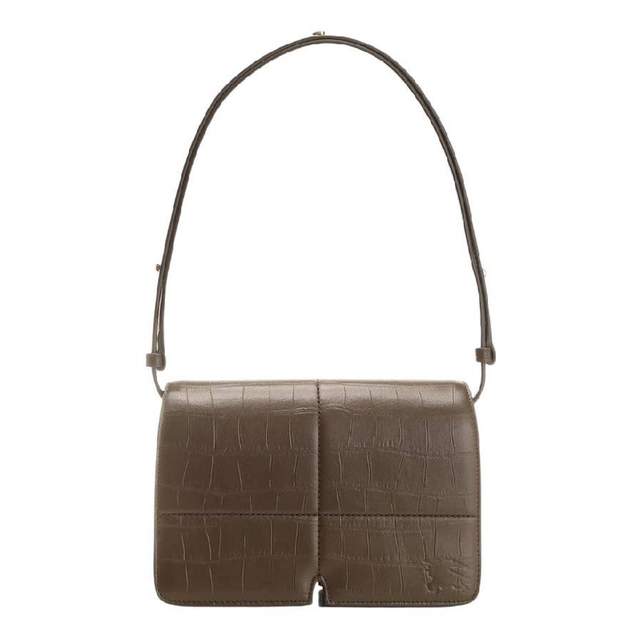 Burberry Snip Adjustable Strap Leather Shoulder Bag by BURBERRY