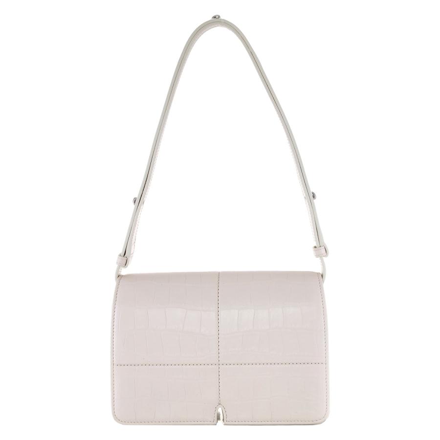 Burberry Snip Croc-Embossed Leather Shoulder Bag by BURBERRY