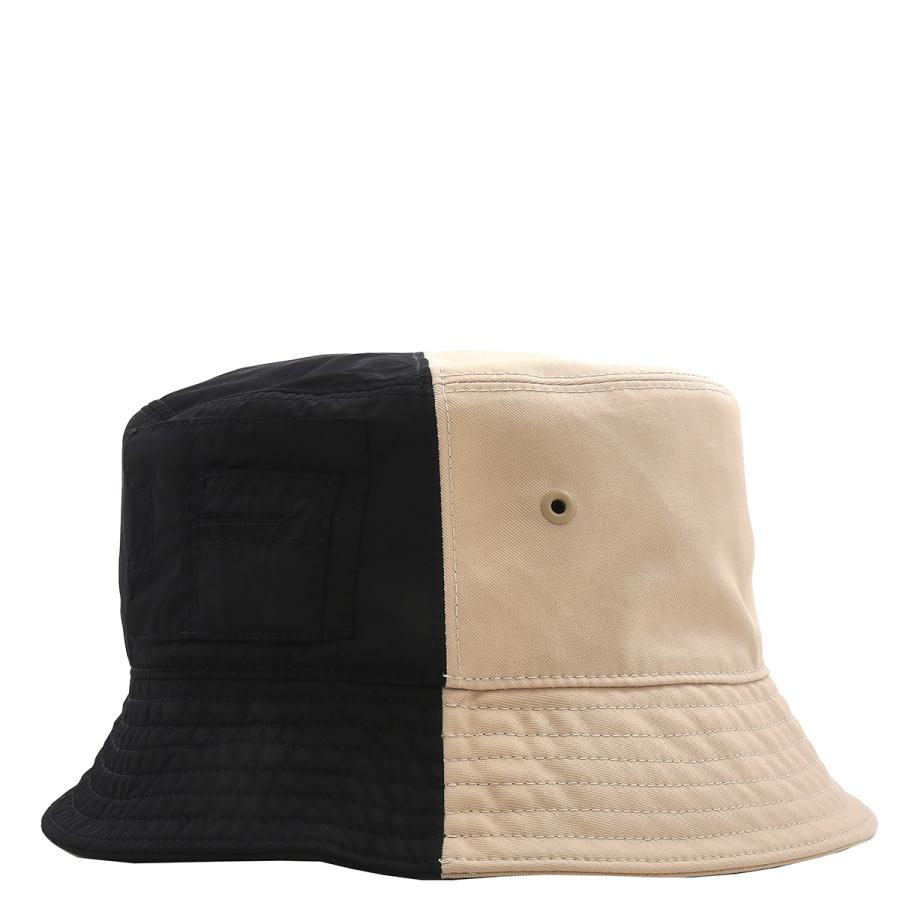 Burberry Soft Fawn Bicolor Twill Bucket Hat by BURBERRY