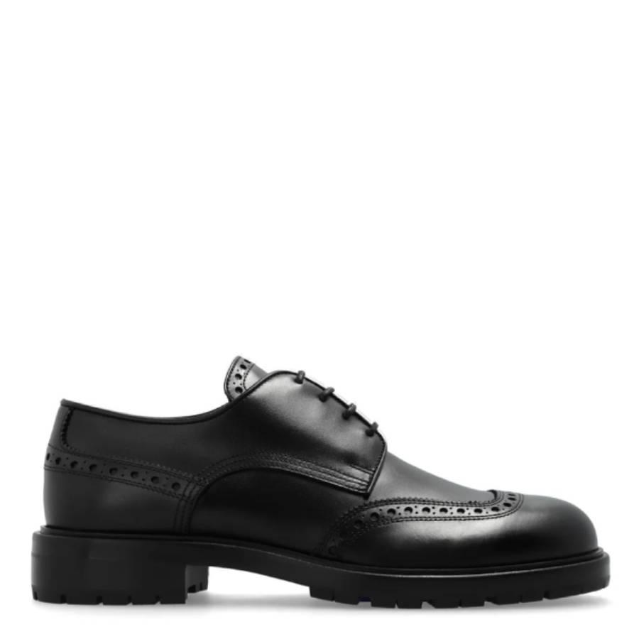 Burberry Soho Lace-Up Derby Shoes by BURBERRY
