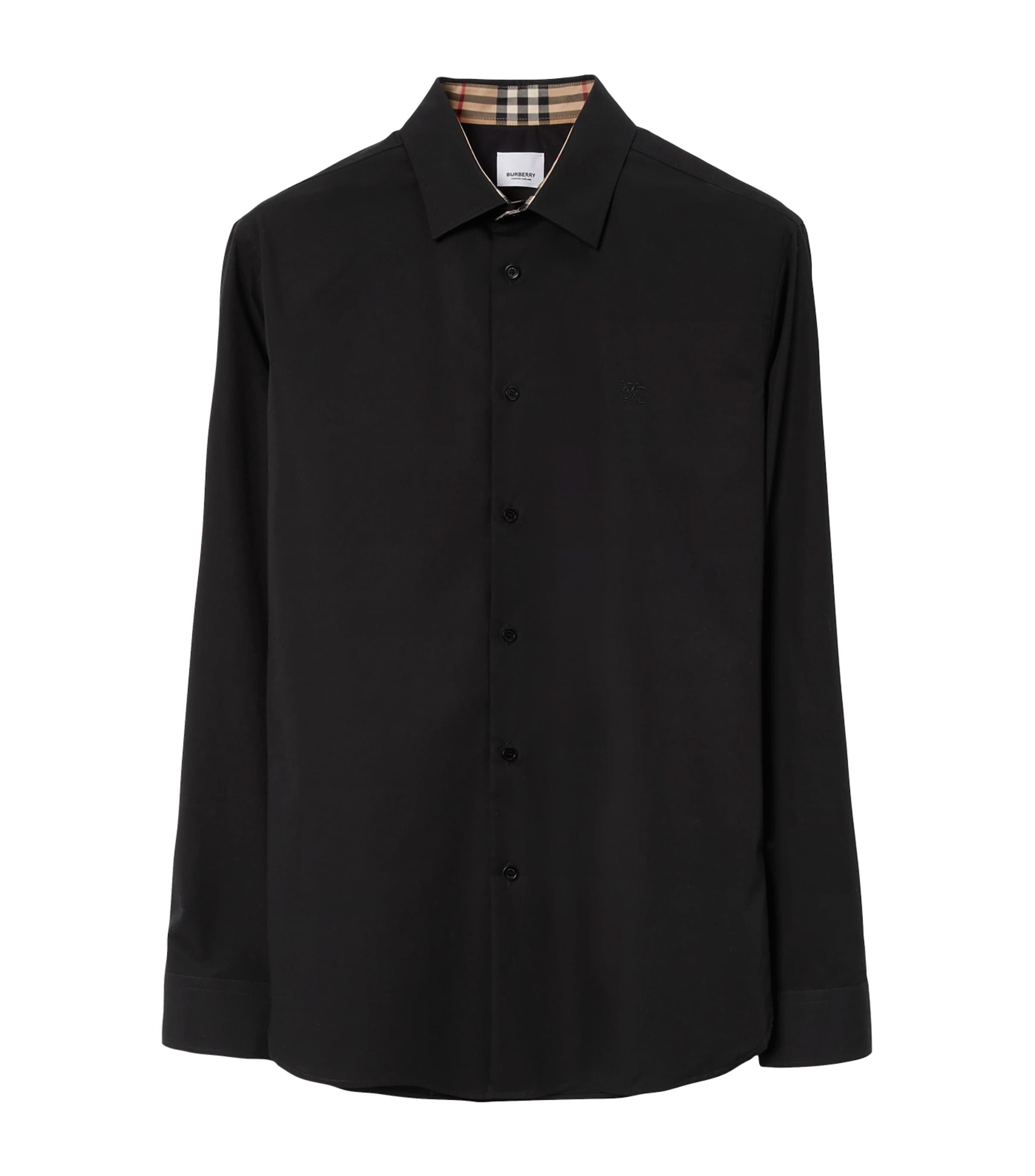 Burberry Stretch-Cotton EKD Shirt by BURBERRY