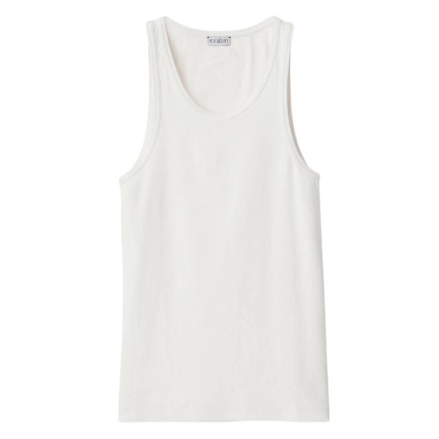 Burberry Stretch Cotton Rib-Knit Tank Top by BURBERRY