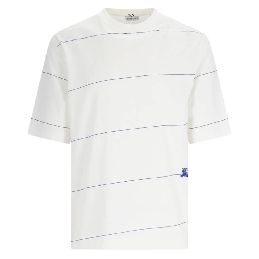 Burberry Striped Cotton Jersey T-Shirt by BURBERRY