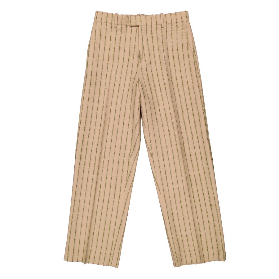 Burberry Striped Wool-Mohair Tailored Trousers by BURBERRY
