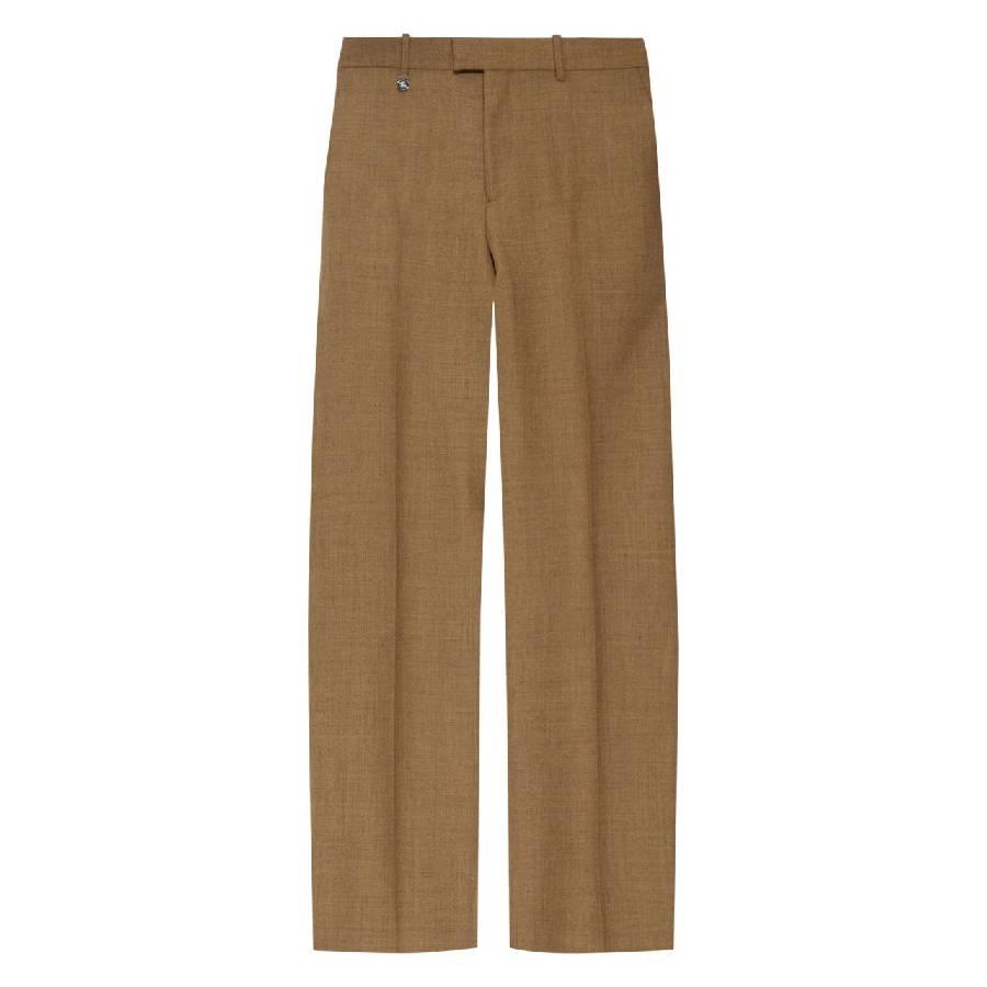 Burberry Tailored Casual Wool Trousers by BURBERRY