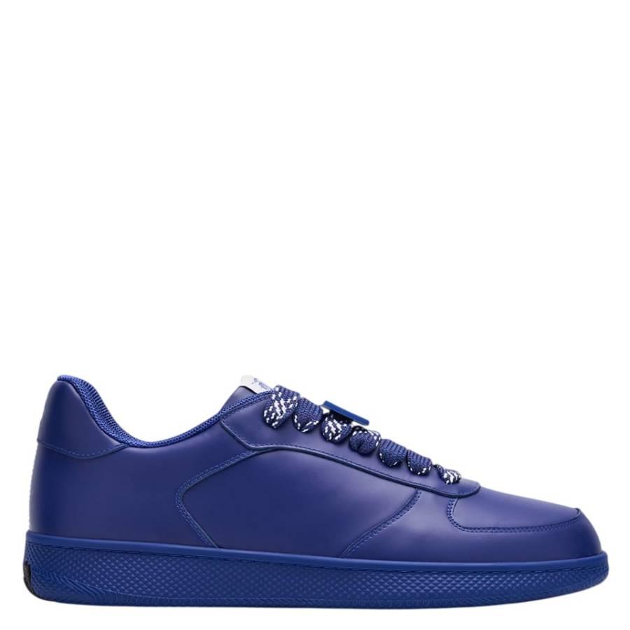 Burberry Terrace Leather Low-Top Sneakers by BURBERRY