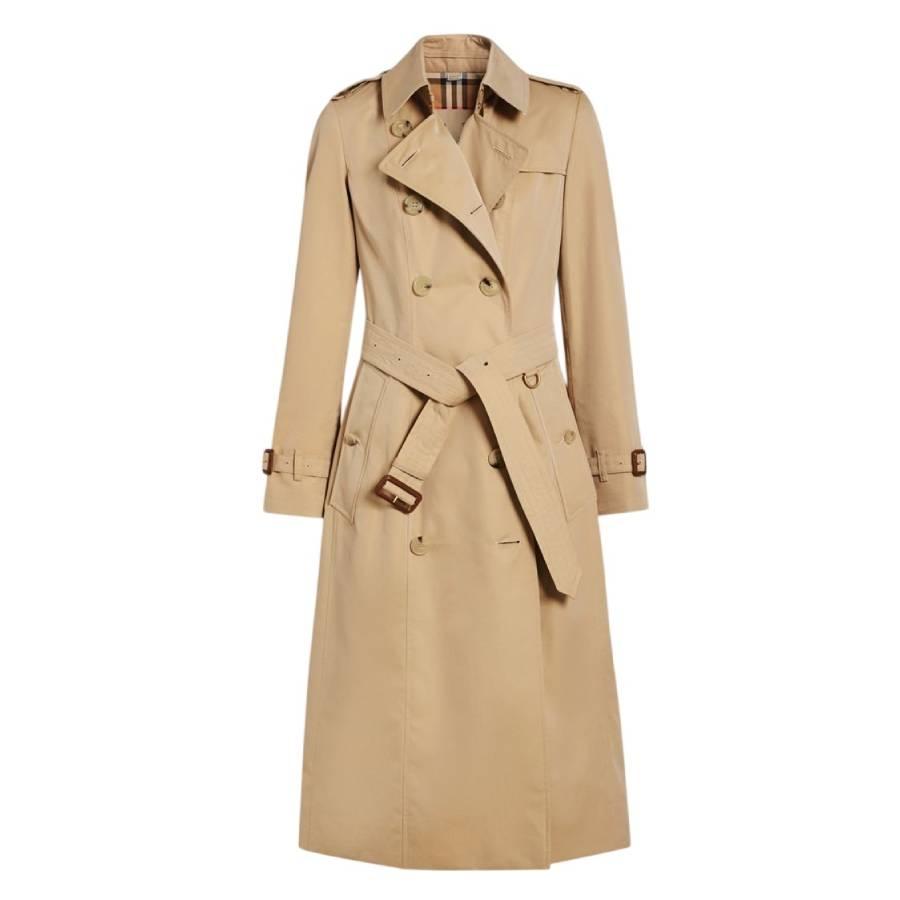 Burberry The Long Chelsea Heritage Belted Trench Coat by BURBERRY