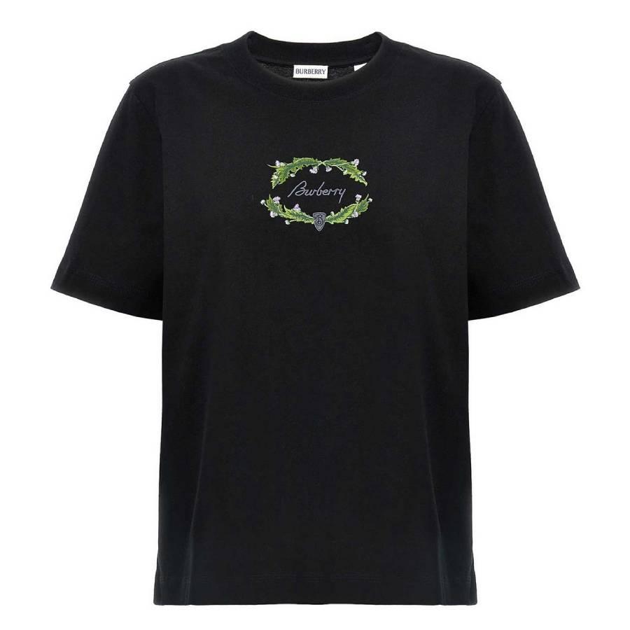 Burberry Thistle Logo Cotton T-Shirt by BURBERRY