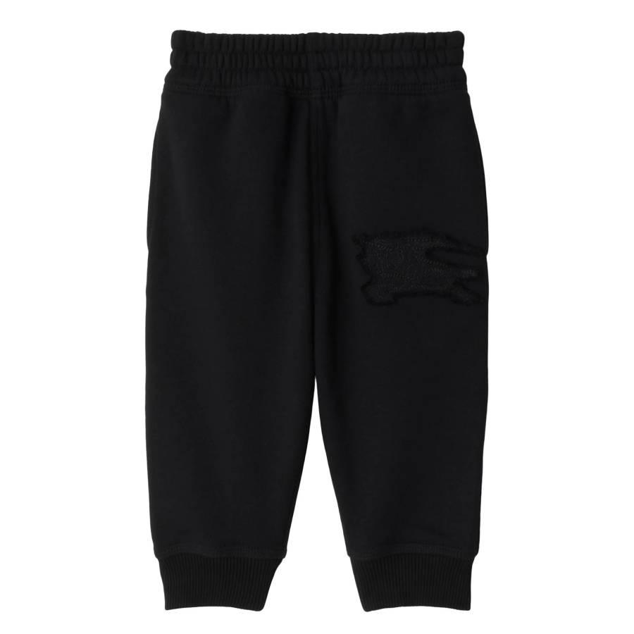 Burberry Toddler Equestrian Knight Applique Cotton Track Pants by BURBERRY