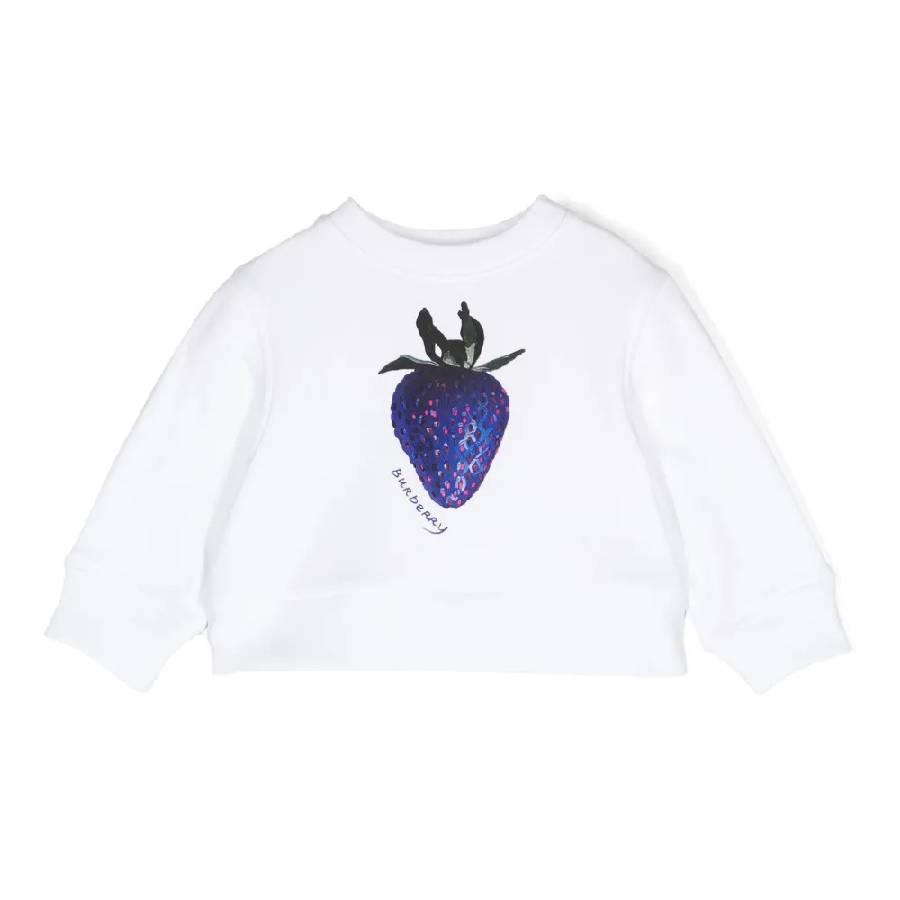 Burberry Toddler Mathew Strawberry Printed Cotton Sweatshirt by BURBERRY