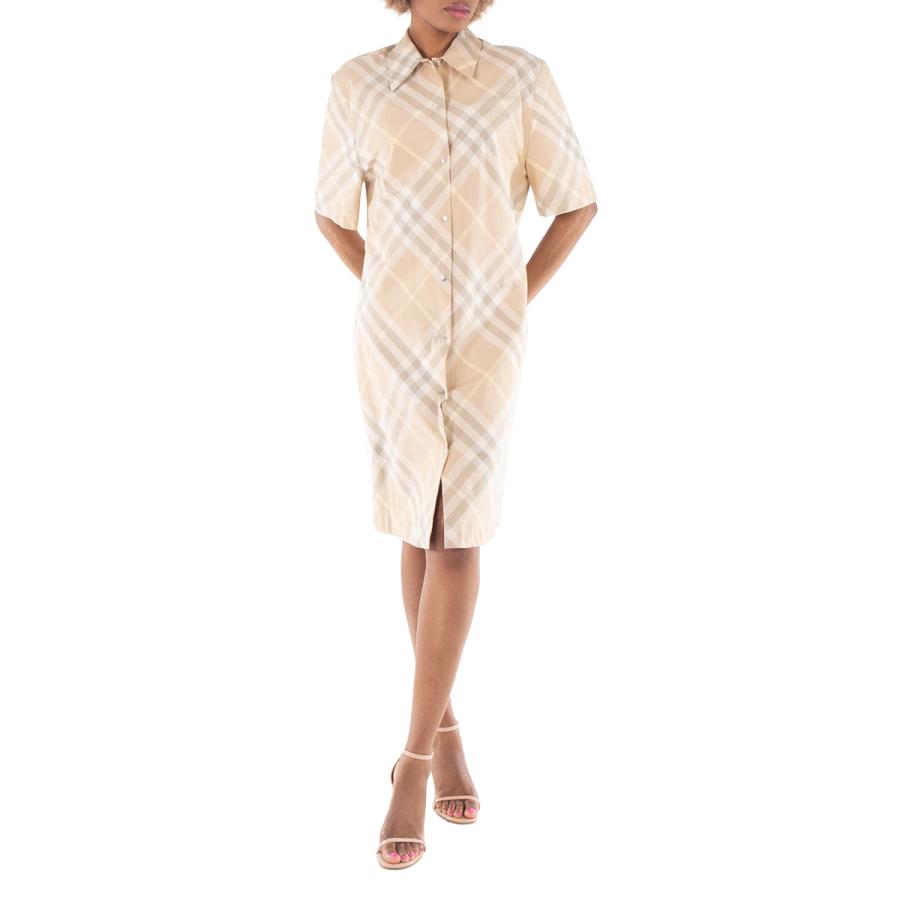 Burberry Vintage-Check Cotton Shirt Dress by BURBERRY