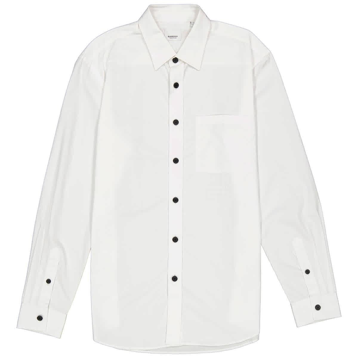 Burberry White Copthall Long-sleeve Dress Shirt by BURBERRY