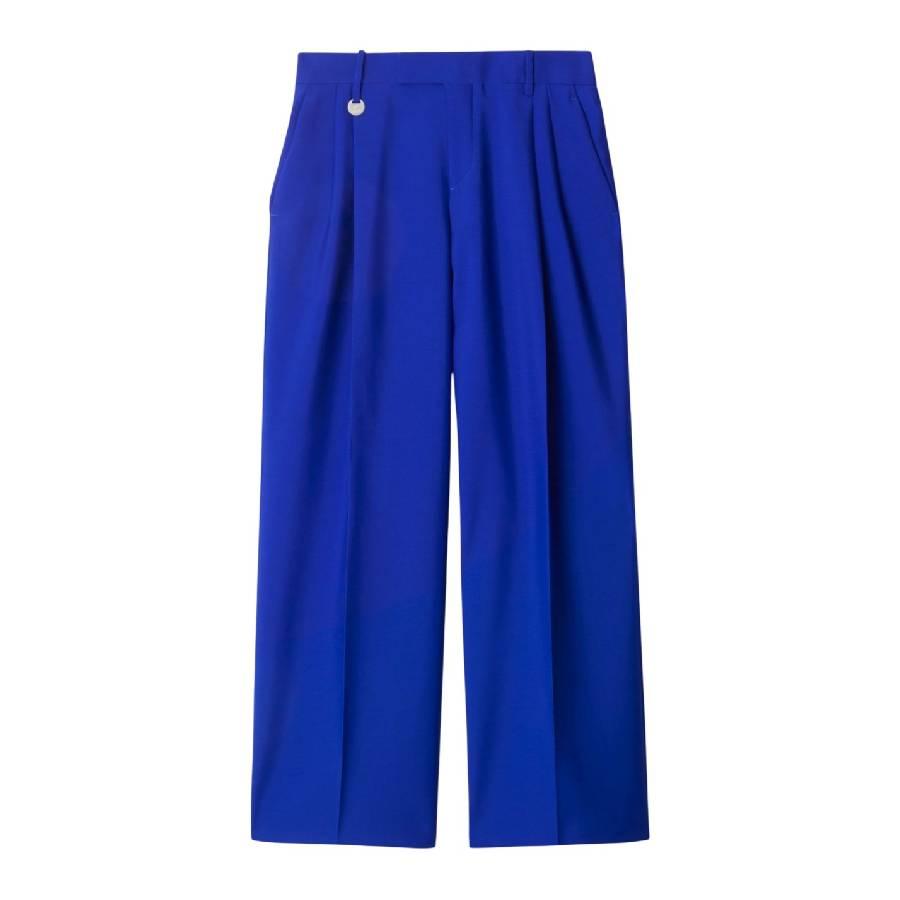Burberry Wide- Leg Pleated Pants by BURBERRY
