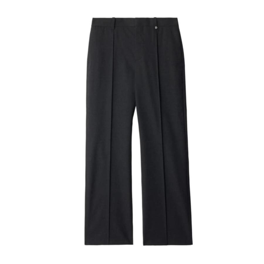 Burberry Womens Pleated Straight Leg Pants by BURBERRY