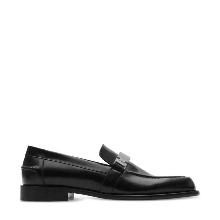 Burberry Womens Tower Leather Loafers by BURBERRY