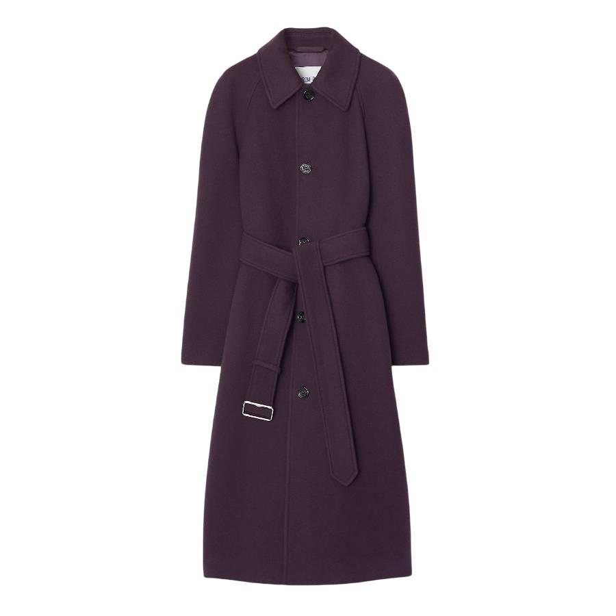 Burberry Wool Belted Coat by BURBERRY