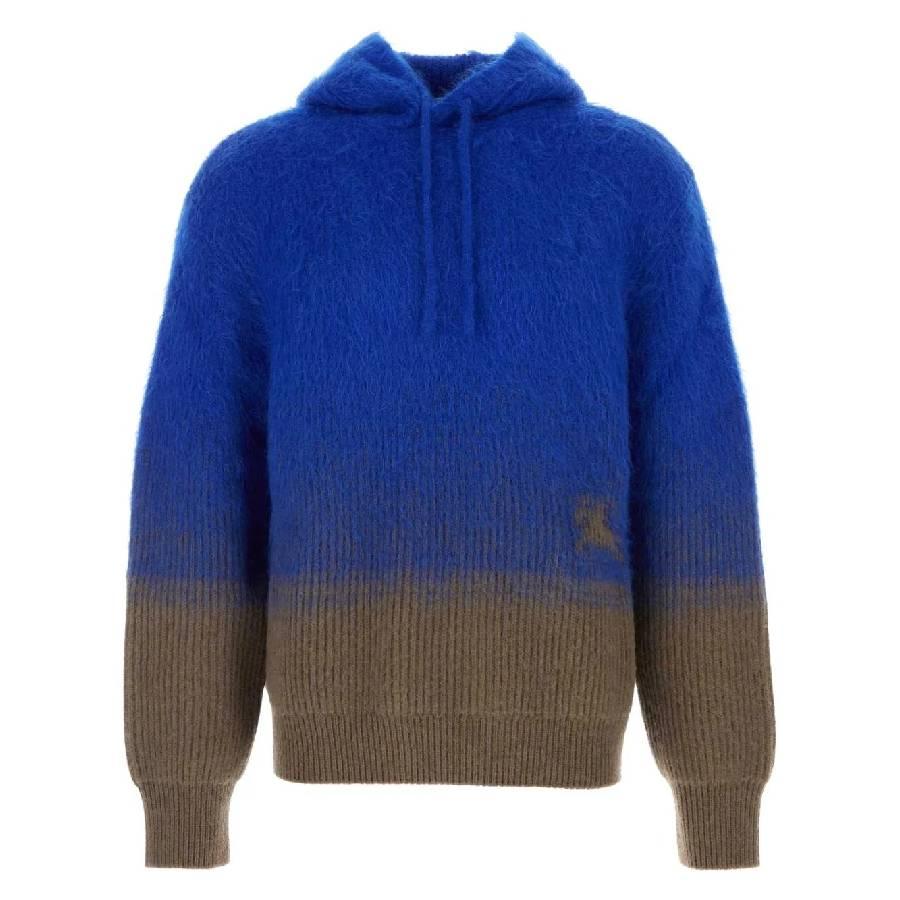 Burberry Wool Mohair Blend Hoodie by BURBERRY