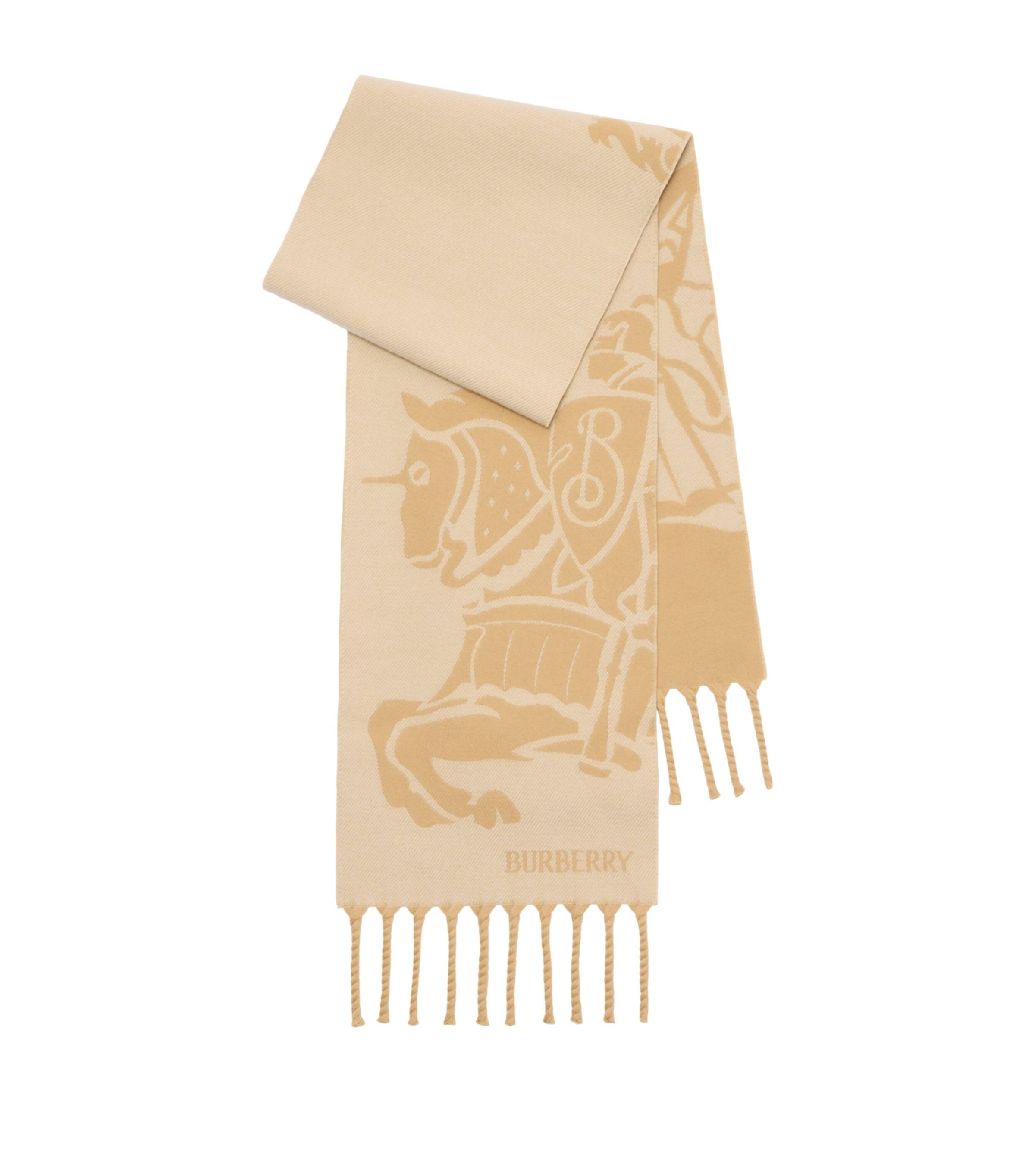 Burberry Wool Reversible EKD Scarf by BURBERRY