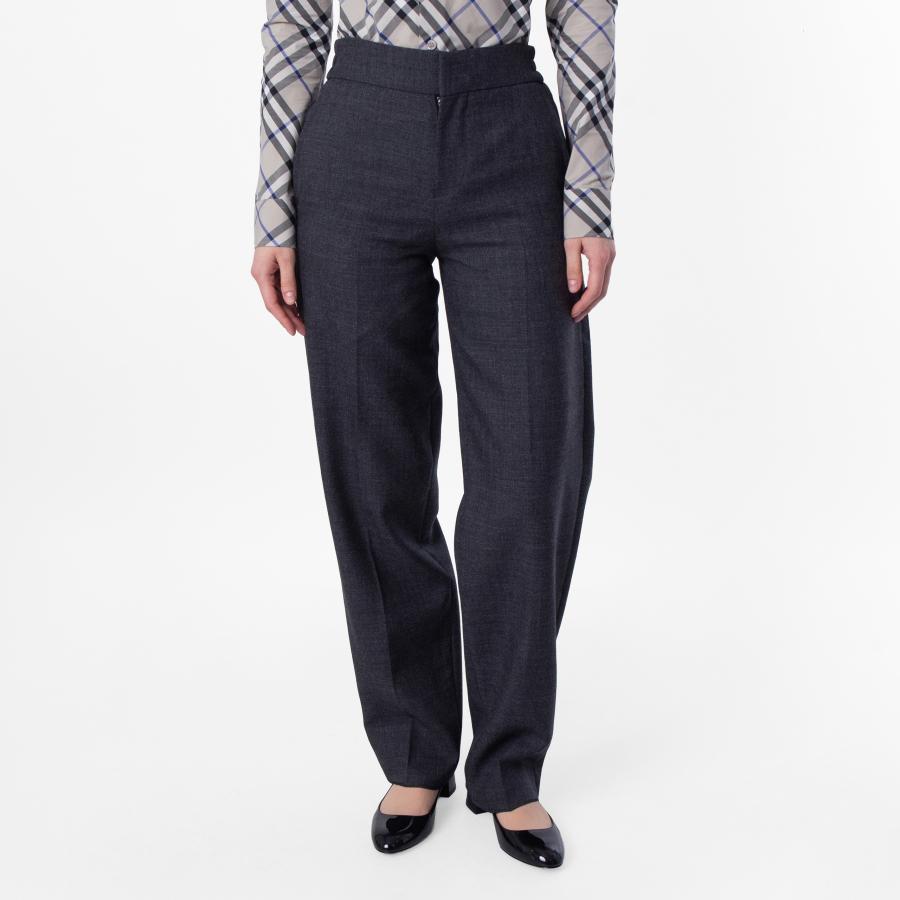 Burberry Wool Tailored Trousers by BURBERRY