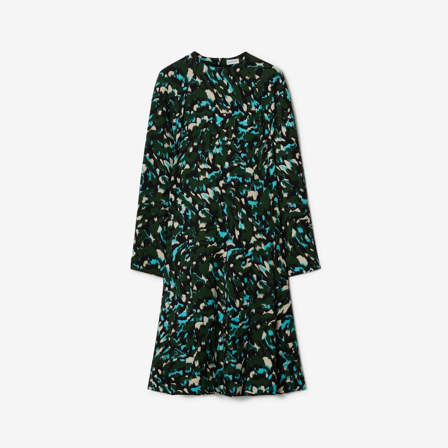 Camouflage Cady Dress by BURBERRY