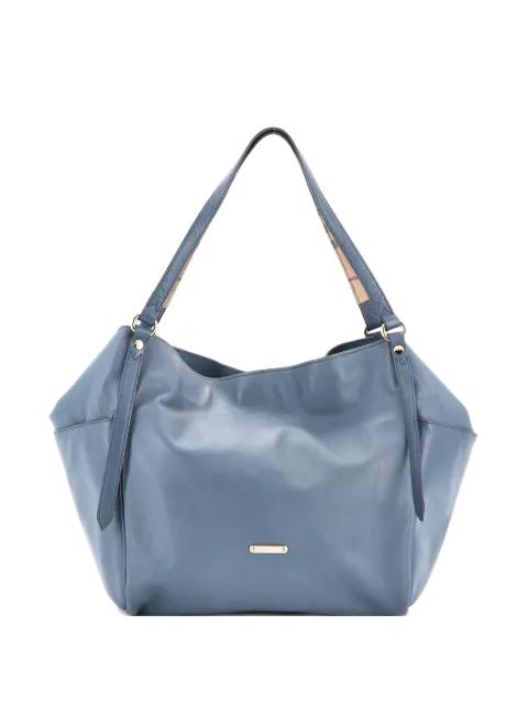 Canterbury Leather Small tote bag by BURBERRY 