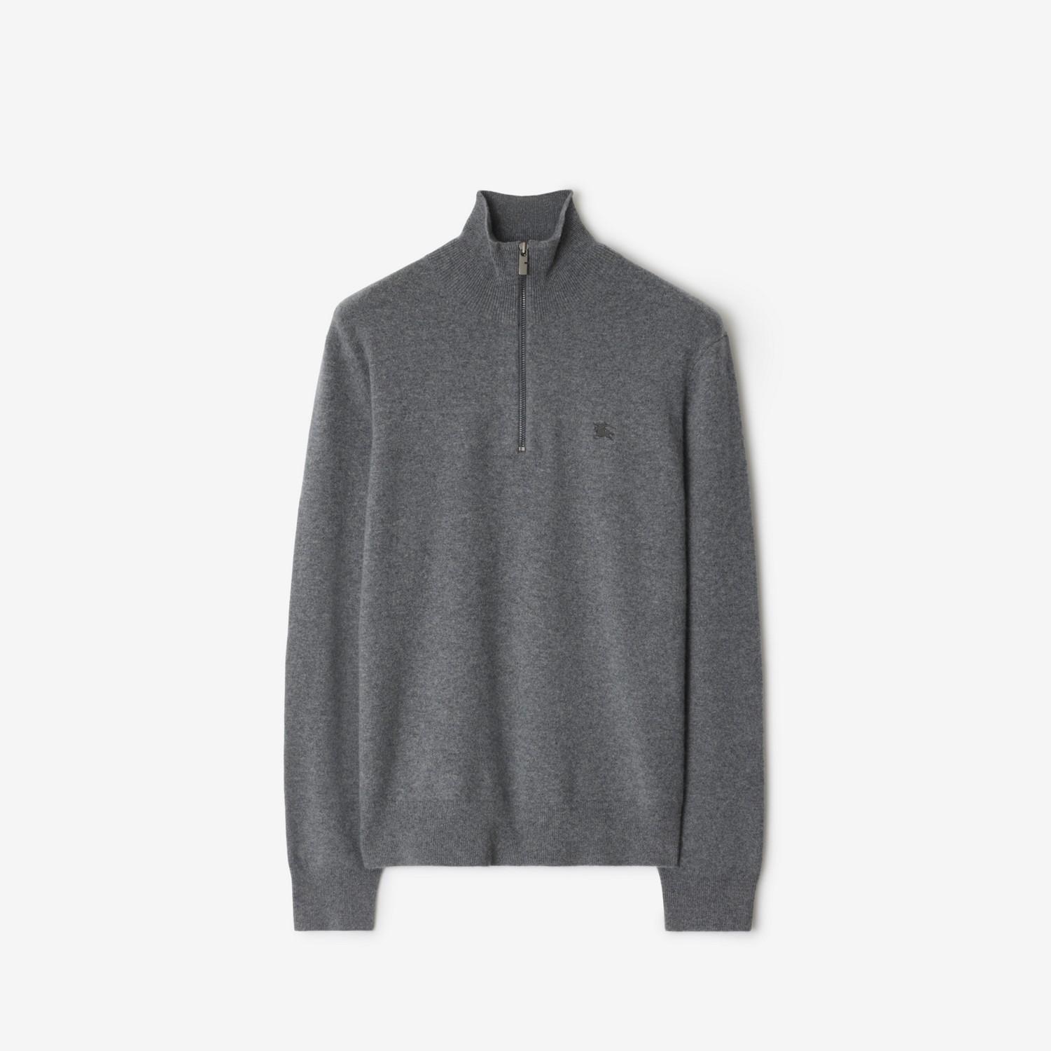 Cashmere Blend Half-zip Sweater by BURBERRY