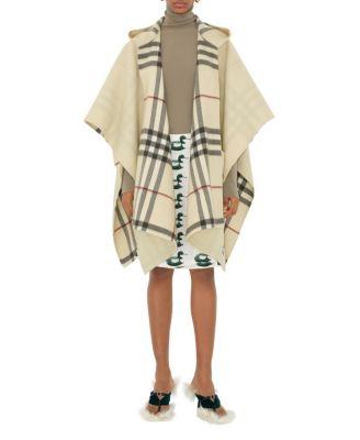 Cashmere Hooded Cape by BURBERRY