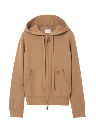 Cashmere blend zip hoodie by BURBERRY