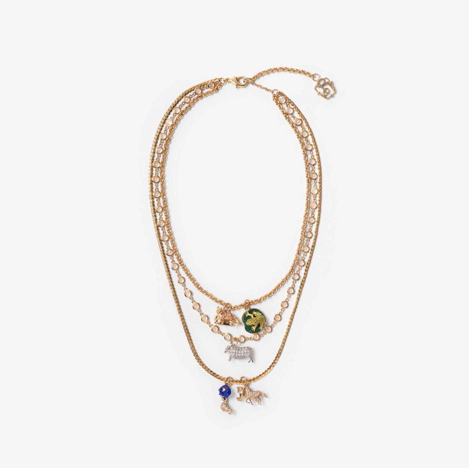 Charm Triple Layer Necklace​ by BURBERRY