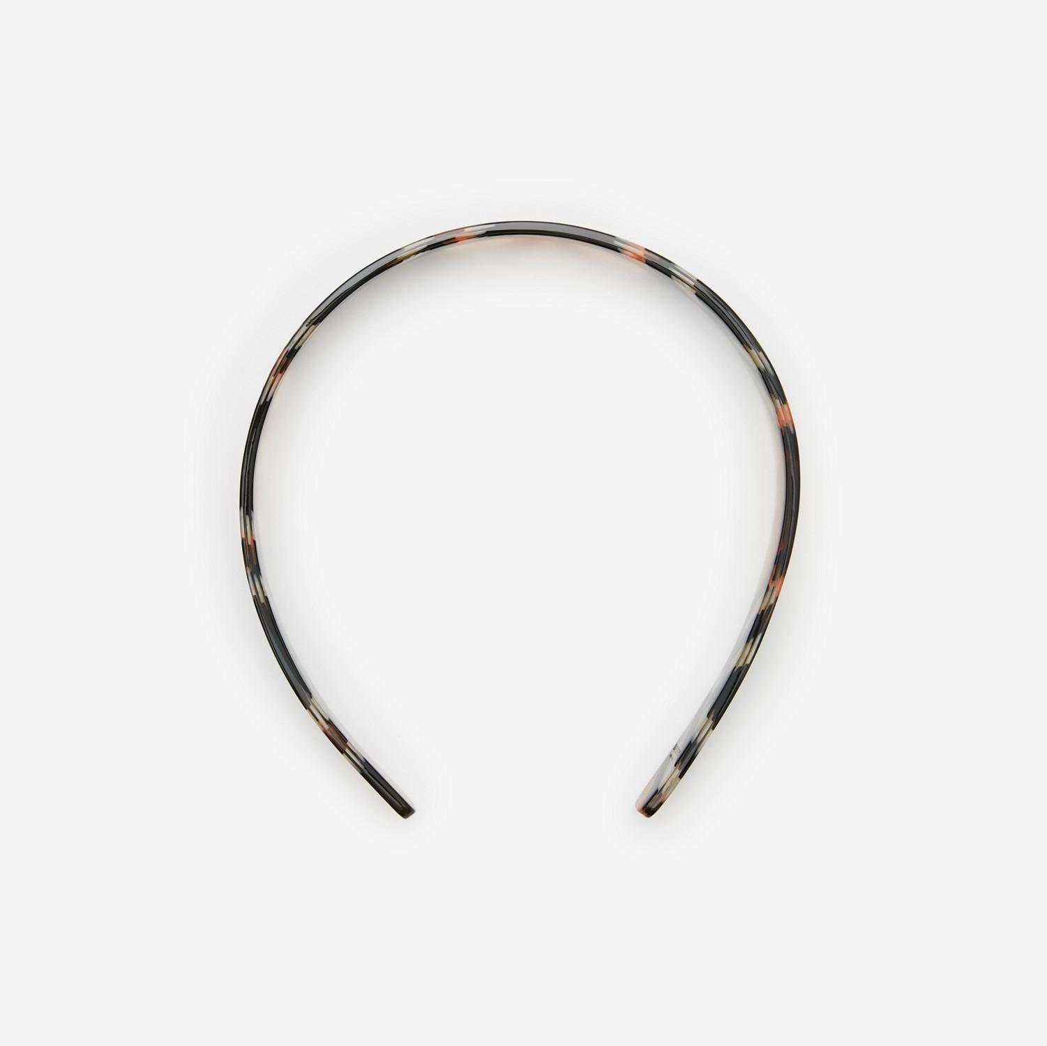 Check Acetate Headband by BURBERRY