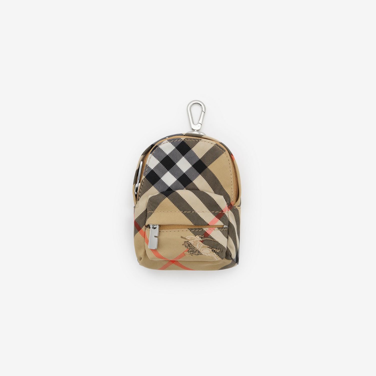 Check Backpack Charm by BURBERRY