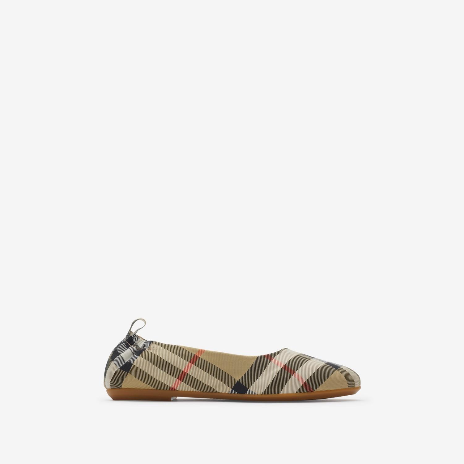 Check Ballerinas by BURBERRY