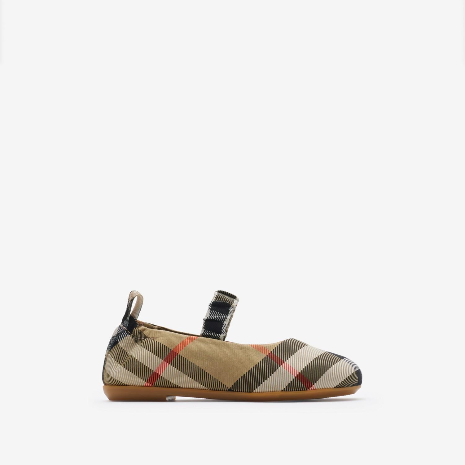 Check Ballerinas by BURBERRY