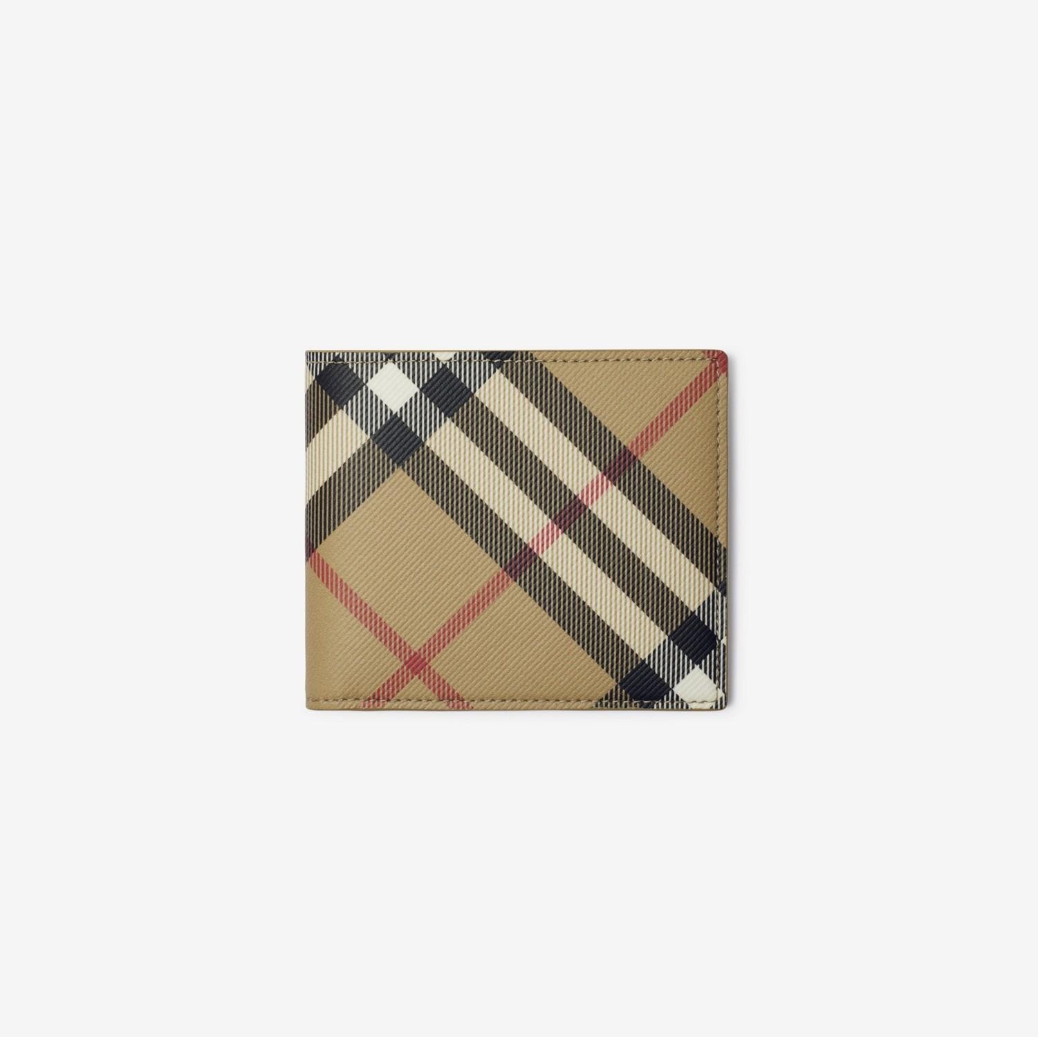 Check Bifold Wallet by BURBERRY