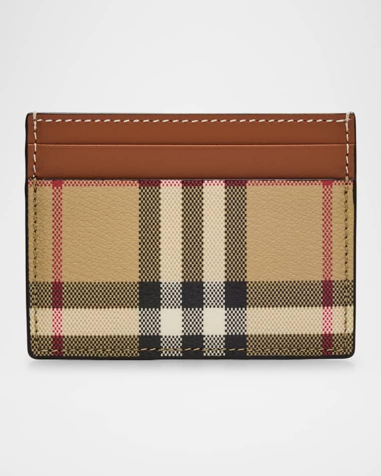 Check Card Case by BURBERRY