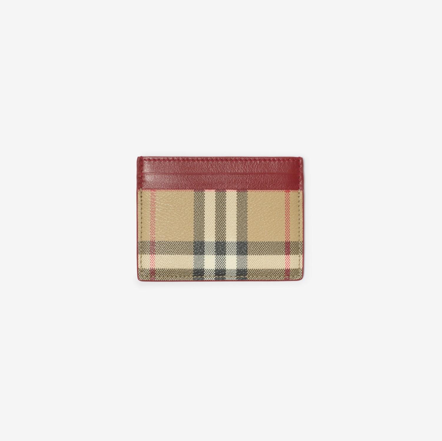 Check Card Case by BURBERRY