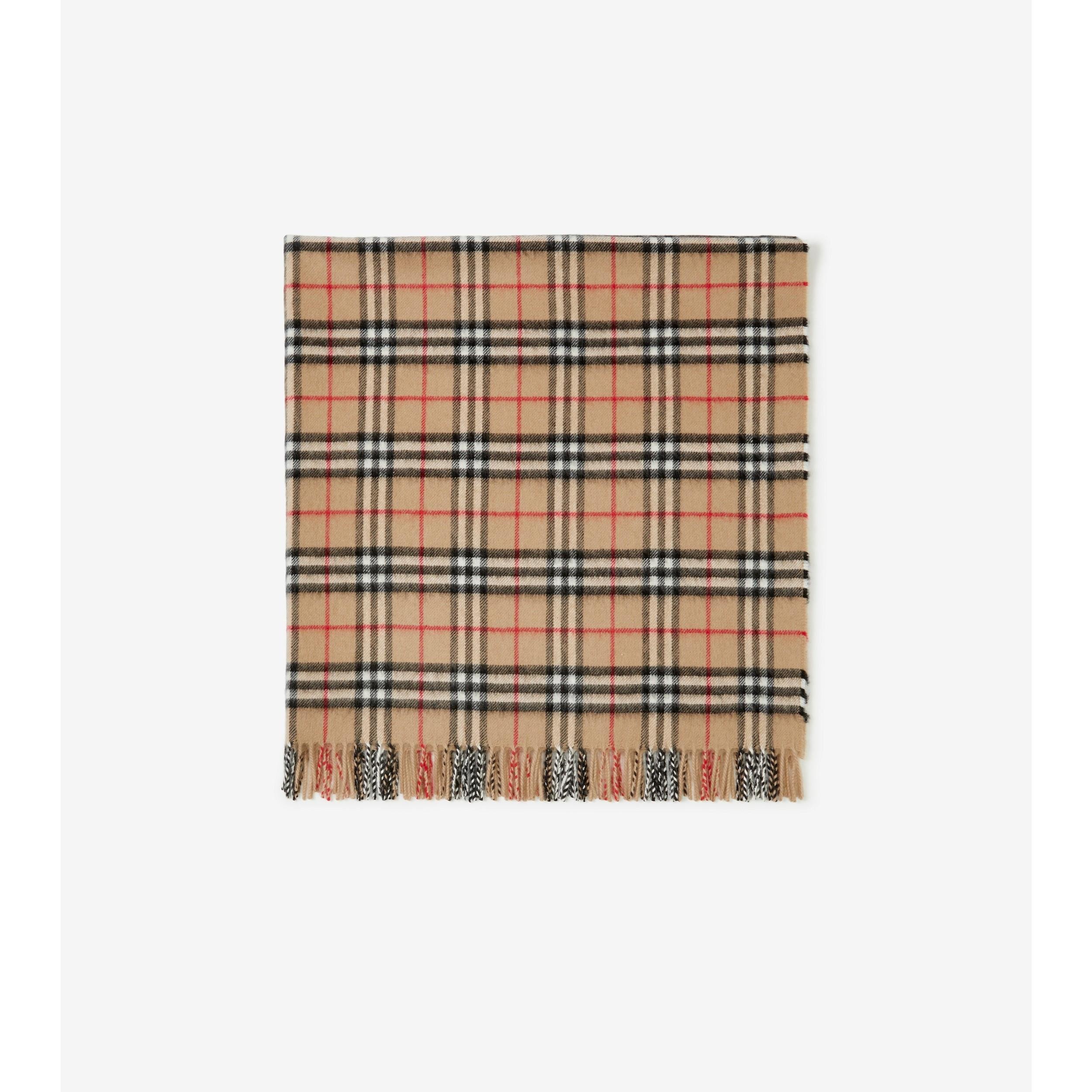 Check Cashmere Baby Blanket by BURBERRY