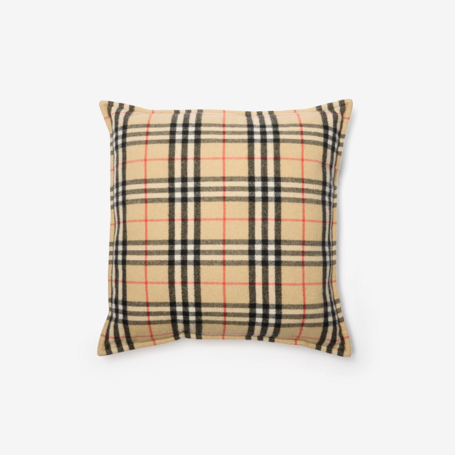 Check Cashmere Cushion by BURBERRY