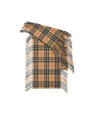 Check Cashmere Happy Scarf by BURBERRY