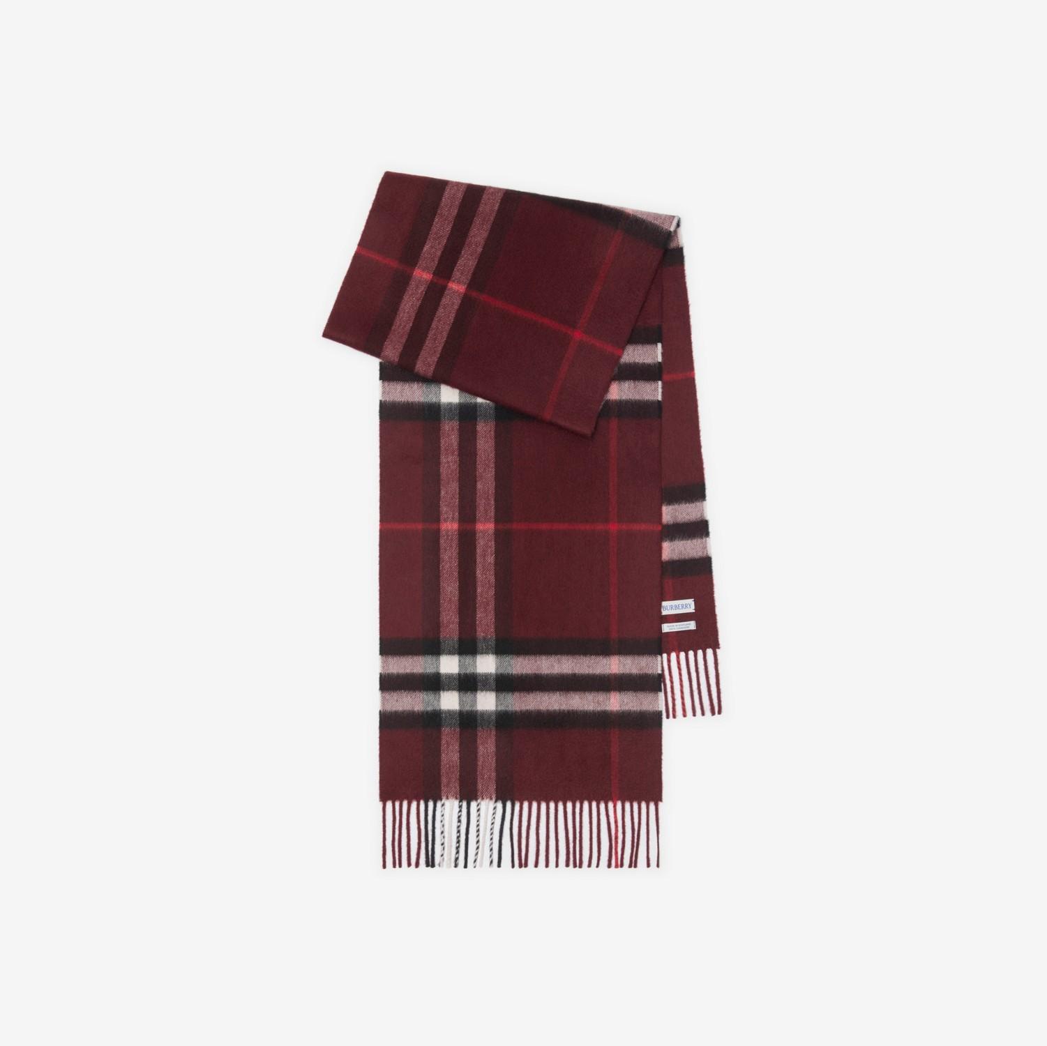 Check Cashmere Scarf by BURBERRY