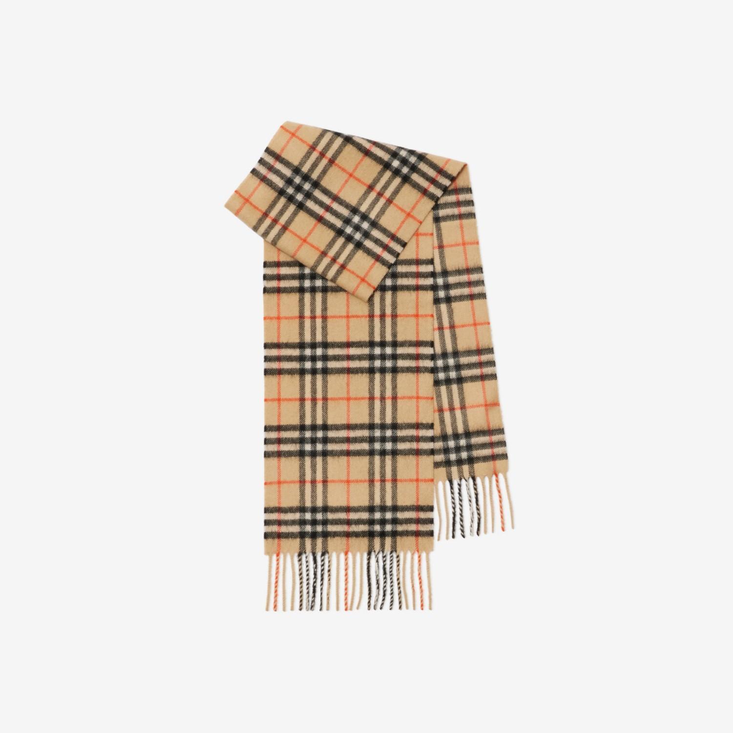 Check Cashmere Scarf by BURBERRY