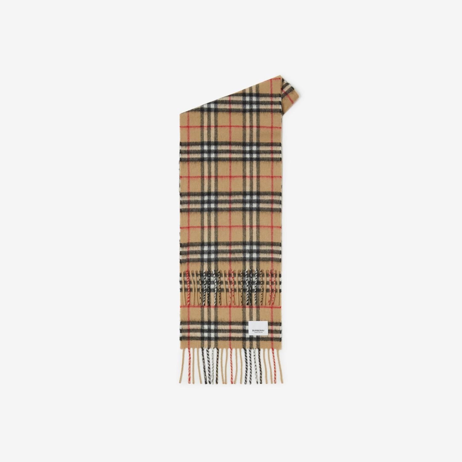 Check Cashmere Scarf by BURBERRY