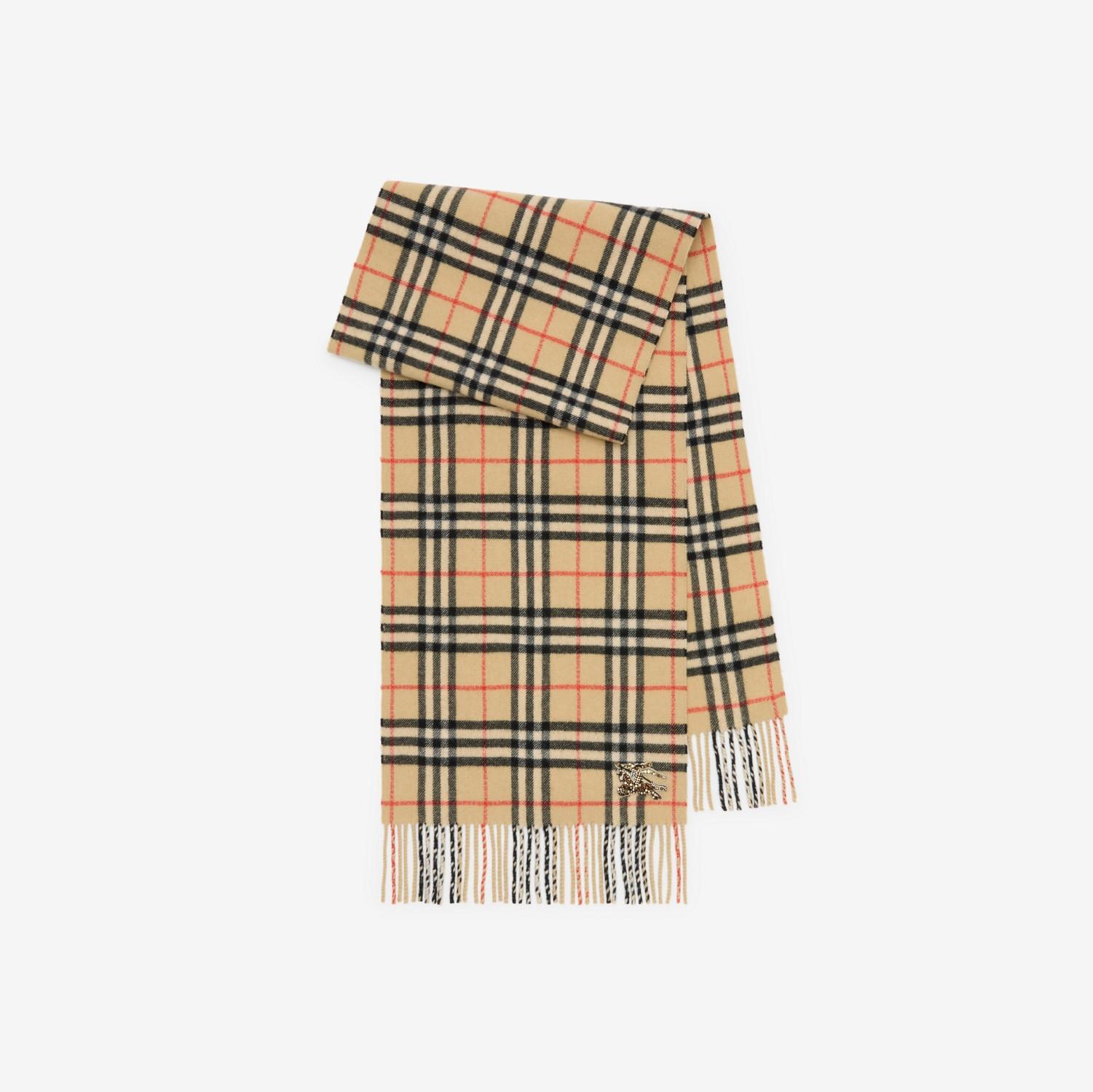 Check Cashmere Scarf by BURBERRY