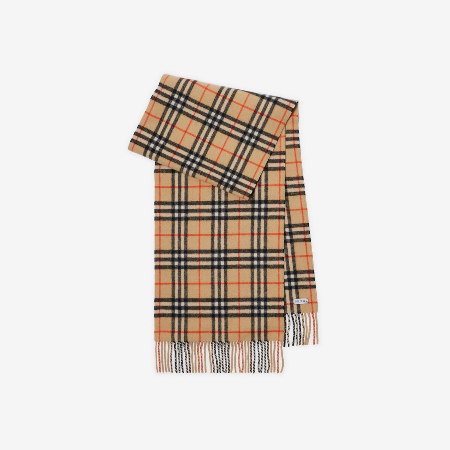 Check Cashmere Scarf by BURBERRY