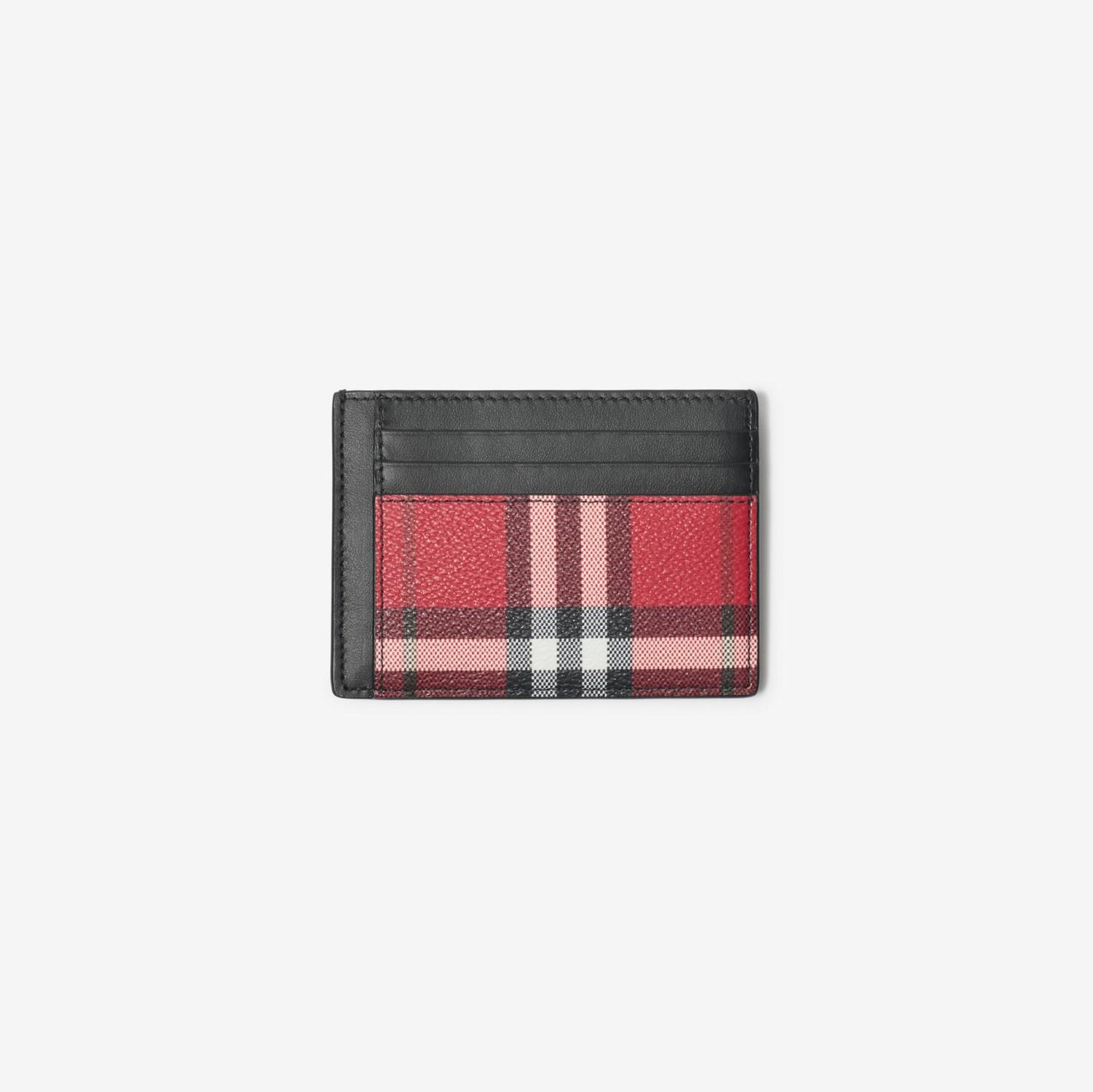 Check Clip Card Case by BURBERRY