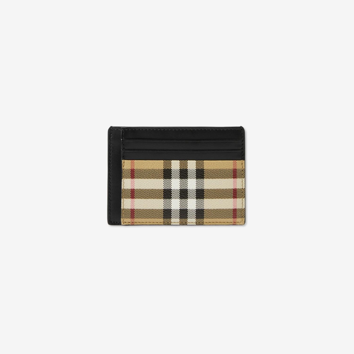 Check Clip Card Case by BURBERRY