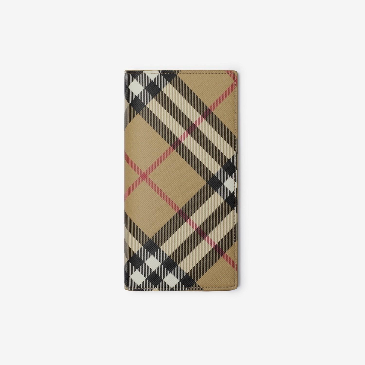 Check Continental Wallet by BURBERRY