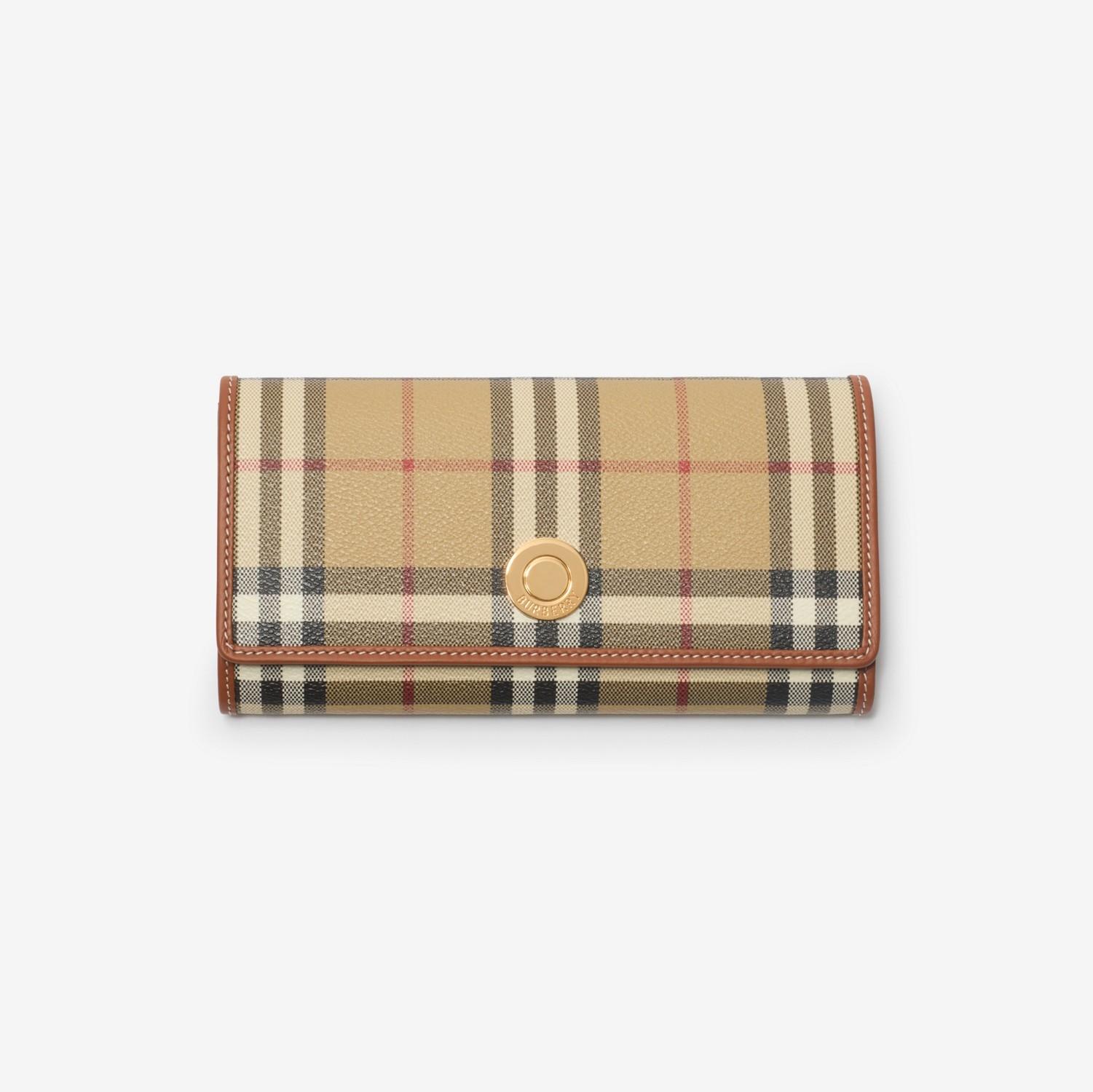 Check Continental Wallet by BURBERRY