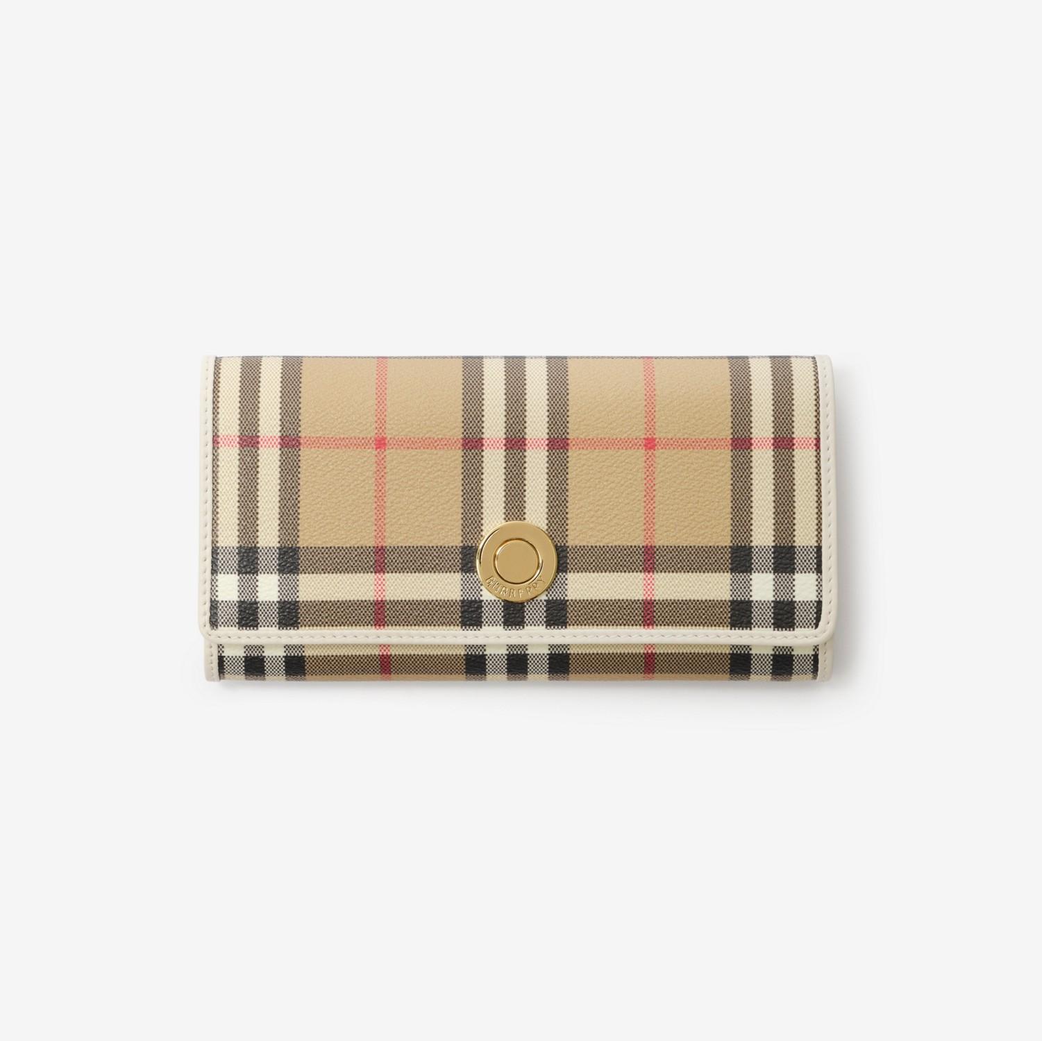 Check Continental Wallet by BURBERRY