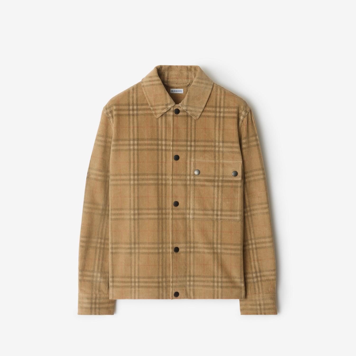 Check Corduroy Overshirt by BURBERRY